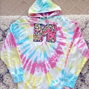 MTV tie-dye sweatshirt size large like new